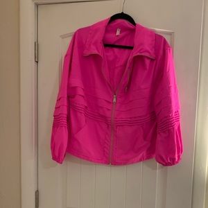 Got pink wind breaker jacket